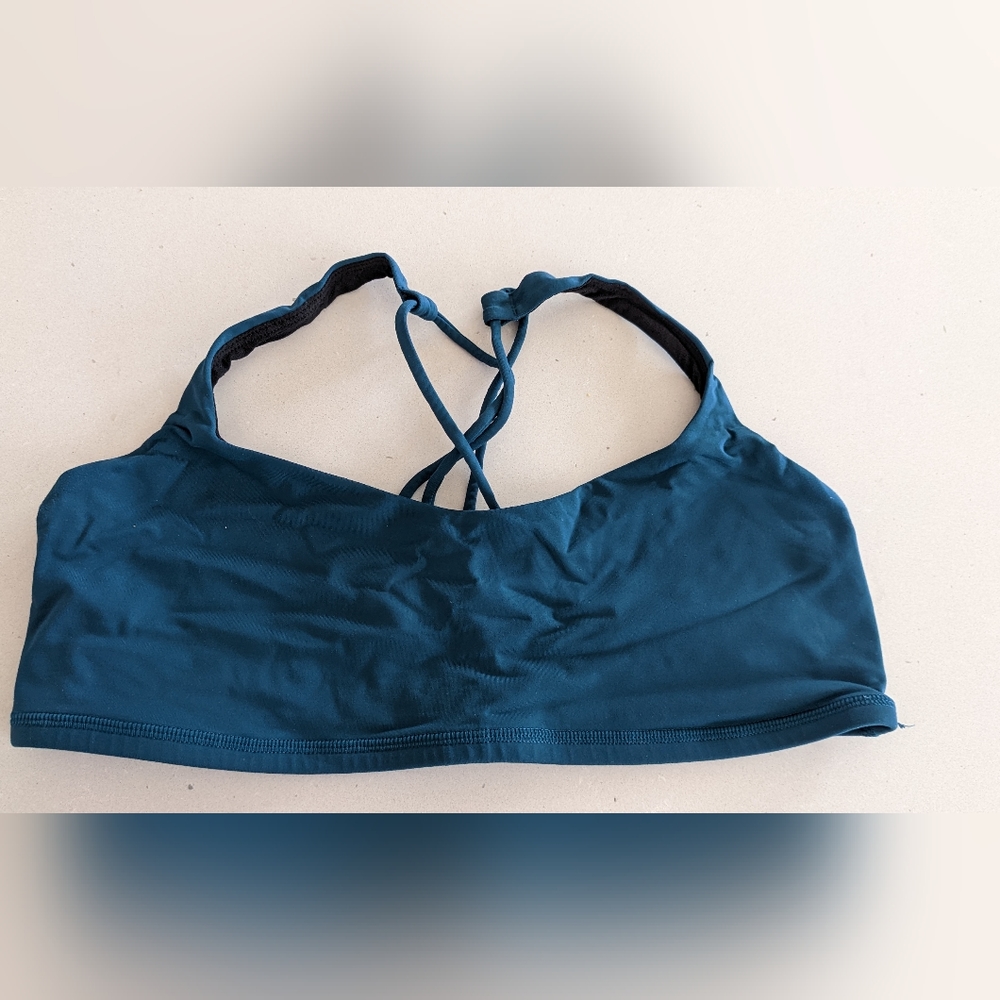 Lululemon Free to Be Bra - Teal - Size 10